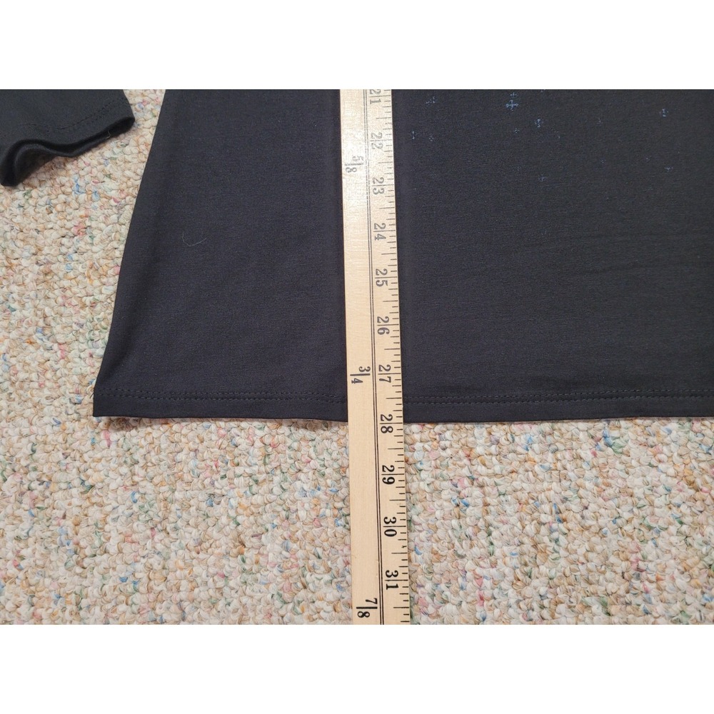 Harley Davidson Shirt Women Large Black Motorcycle Rider Biker Wings Chopper NWT - Picture 10 of 15